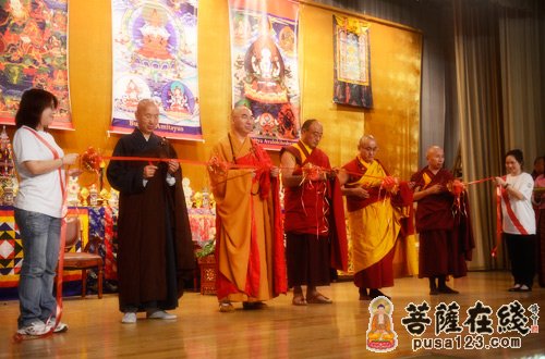 佛教-香港藏传佛教密乘中心举办讲座  宽运大和尚主讲