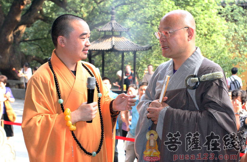 【高清图集】杭州灵隐寺传授护国兴圣二部僧三坛大戒法会第一天