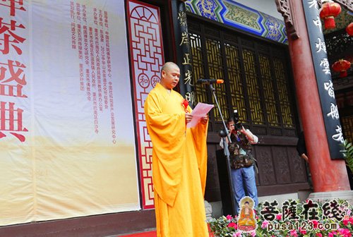 茶道-重庆东温泉·2013中华山水茶道文化节禅茶盛典开幕