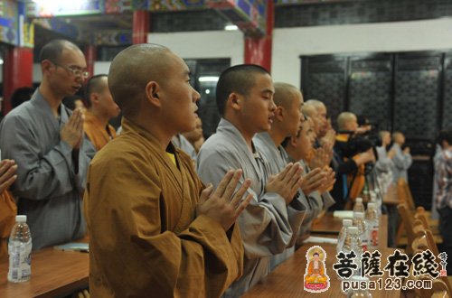 成都文殊院生活体验营 宗性大和尚为众开示