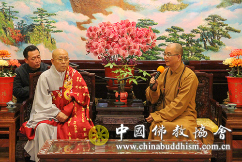 韩国佛教天台宗张道正长老一行拜访中国佛教协会 韩国佛教天台宗张道正长老一行拜访中国佛教协会