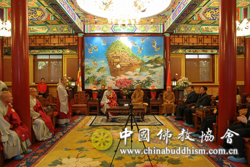 韩国佛教天台宗张道正长老一行拜访中国佛教协会 韩国佛教天台宗张道正长老一行拜访中国佛教协会