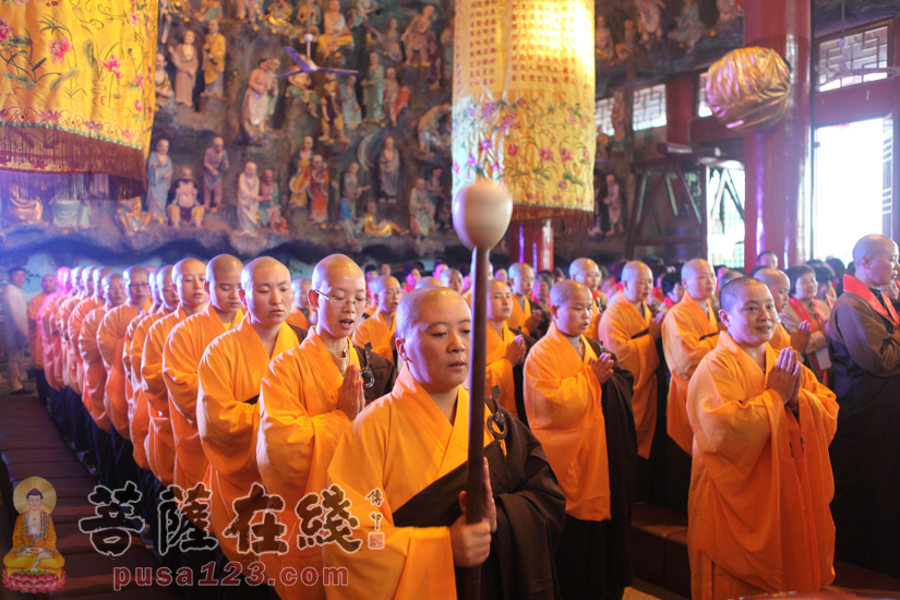 【高清图集】江西大金山寺隆重举行恭迎本焕长老舍利供奉祈福大典