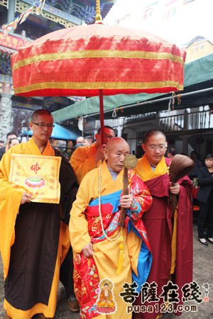 福建福鼎乐善寺隆重举行立平长老八十华诞庆典暨水陆法会送圣圆满