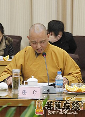 湖北省佛协副会长圣钦法师       湖北省佛协会长正慈大和尚表示,要
