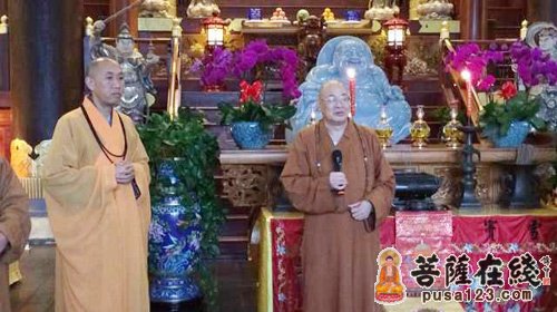 中国佛教协会副会长圣辉大和尚莅临雪窦山资圣禅寺