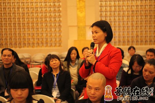 摄影-上海玉佛禅寺举行青年学佛者沙龙演讲交流活动