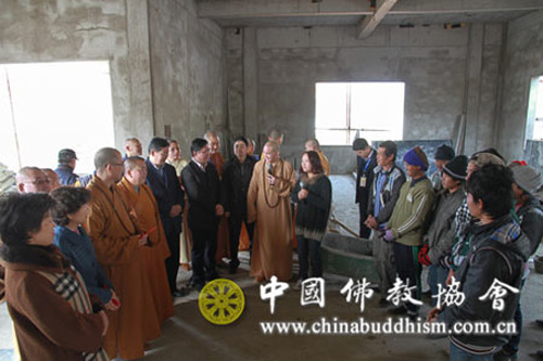 白马寺-王健秘书长考察洛阳白马寺
