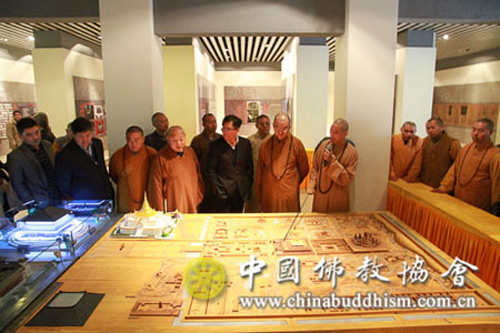 白马寺-王健秘书长考察洛阳白马寺