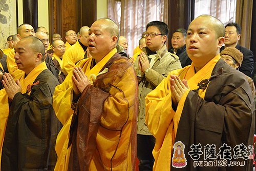 上海玉佛禅寺举行真禅法师圆寂十八周年纪念法会