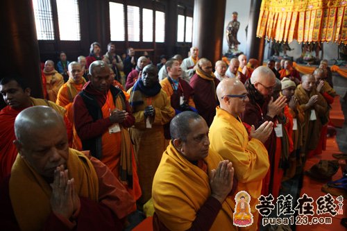 佛教-西哈努克亲王逝世一周年追思法会在龙泉崇仁寺举办