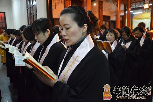 上海玉佛寺冬至众姓水陆法会第二天:五大士施