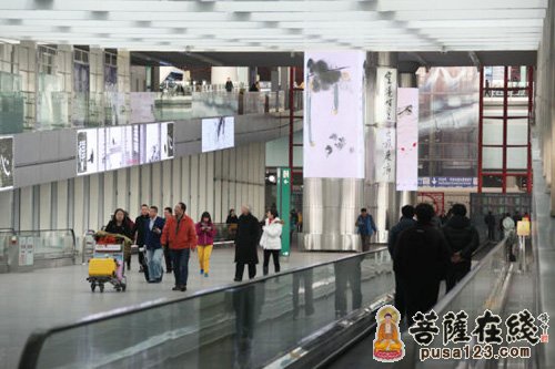 航站楼-“大华禅画”展亮相首都机场 T3航站楼变身艺术画廊
