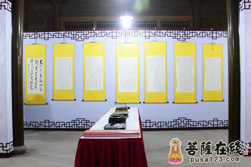 苏州寒山寺第35届新年听钟声活动“笔砚写心”特展