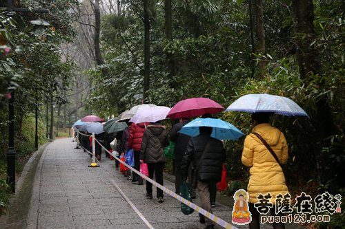 “感恩信施 温暖杭城”杭州灵隐寺全城送腊八粥