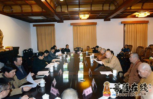 浙江省孙景淼副省长一行慰问普陀山佛协