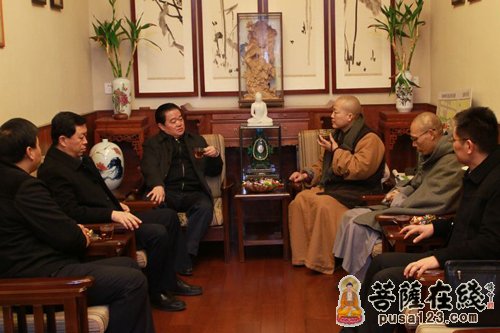 河北省委常委、统战部长范照兵视察柏林禅寺