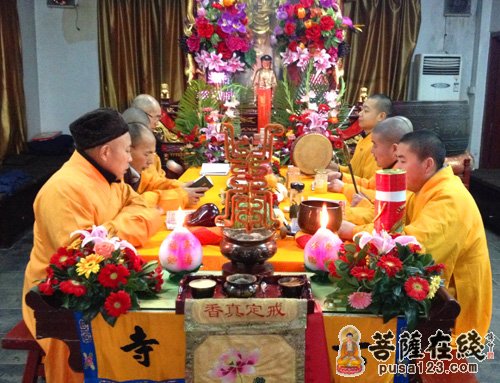 寒山寺-苏州寒山寺为法主和尚性空长老祝寿