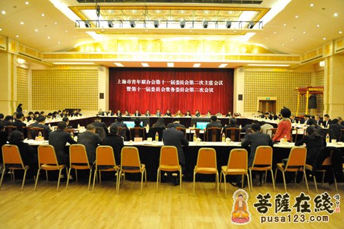 上海市青年联合会主席会议在上海玉佛禅寺召开