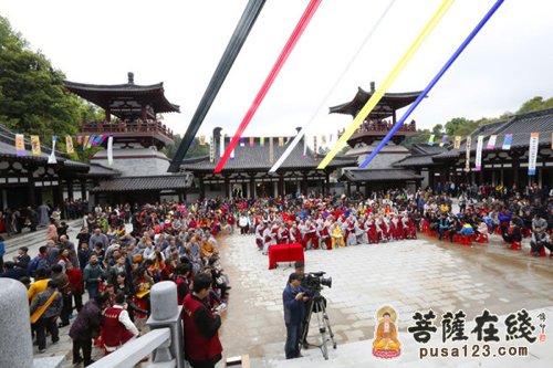 洞山普利禅寺举行大法堂开光暨中韩曹洞宗纪念良价祖师法会