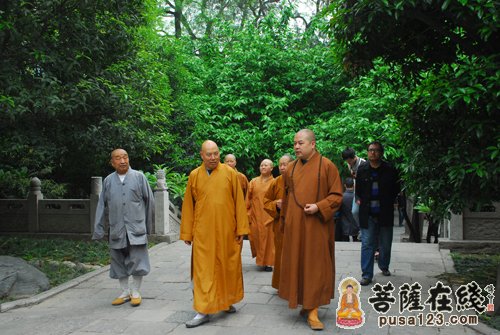 大兴善寺-四川绵阳圣水寺首座常静法师一行参观西安大兴善寺