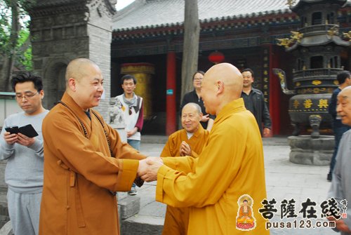 大兴善寺-四川绵阳圣水寺首座常静法师一行参观西安大兴善寺