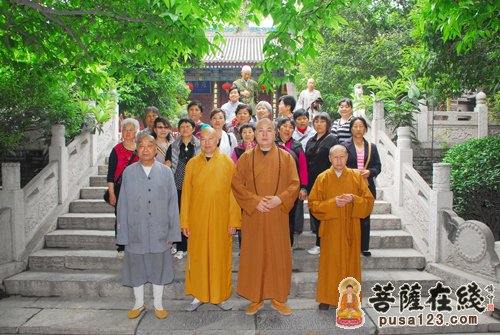 大兴善寺-四川绵阳圣水寺首座常静法师一行参观西安大兴善寺