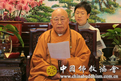 佛教-全印度比丘僧伽会会长达玛维利长老拜访中国佛教协会