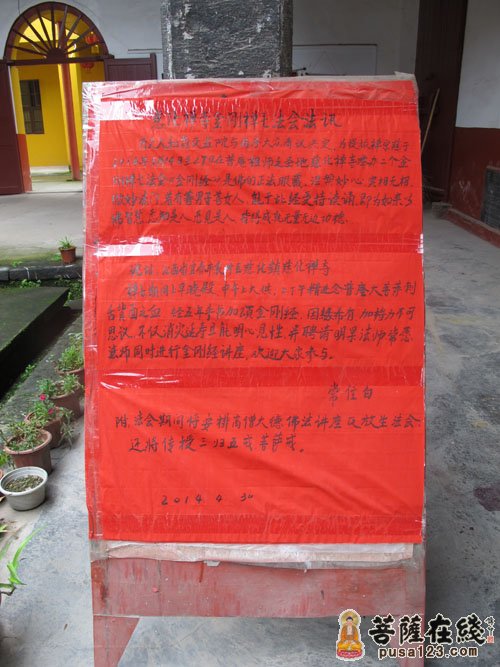 金刚禅七法会法讯
