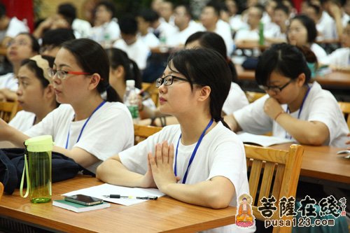 成都文殊院禅修营 行空法师普及佛教基础知识