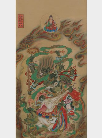 首页 艺术 明王之一,是妙吉祥的,曾发愿成就火光
