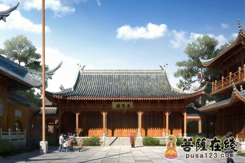 佛教-上海玉佛禅寺修缮工程普贤殿介绍