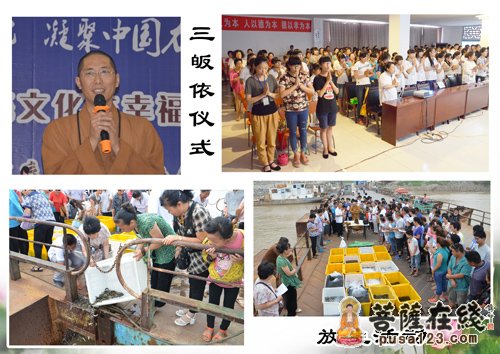 三皈依及放生活动