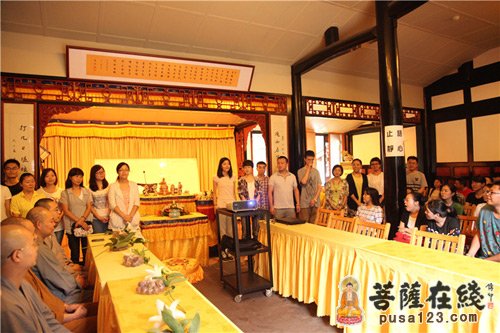 文殊院-成都文殊院举行闻熏六班青年学员见面会