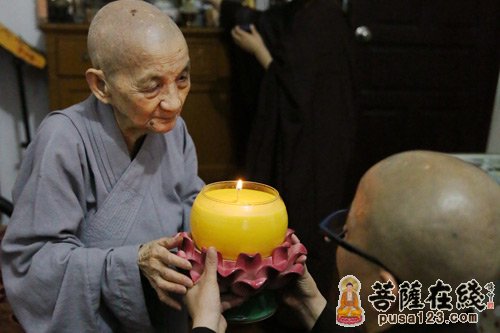 慈学老法师传灯给印宗法师