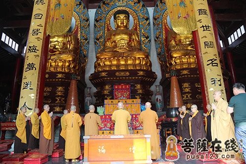 2014年10月24日上午,台湾新北市佛教会理事长,万福禅寺住持明空法师