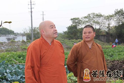 弘法法师与悟戒法师探讨安养院未来规划
