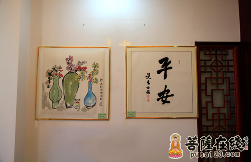 ＂墨韵心声＂九人书画作品展在黄梅五祖寺开幕