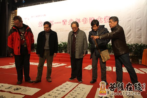 文化-上海玉佛禅寺举行第十三届觉群文化周“觉群杯”青少年书法大赛