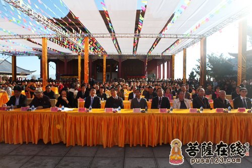 出席开幕式的领导嘉宾（图片来源：菩萨在线 摄影：妙音）