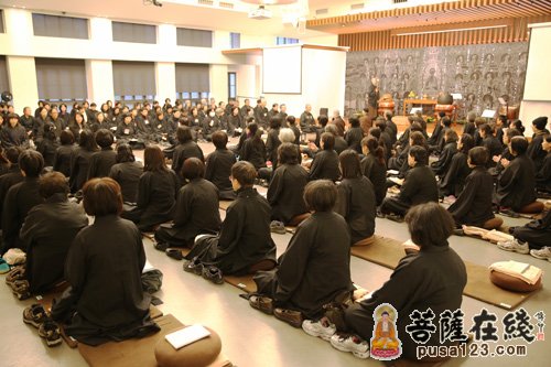 法鼓山大悲心水陆法会“净土坛”布置时尚庄严