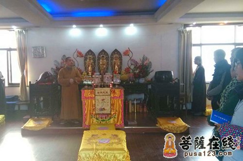 汝南南海禅寺明乘长老冥诞日佛七法会举行
