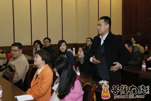 禅文化-灵隐寺光泉大和尚为上海基玉工作人员开示禅文化