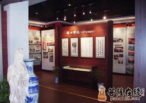佛教-南通市民宗局局长马建清一行到圣严法师纪念馆视察