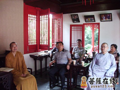 佛教-南通市民宗局局长马建清等召开南通佛教文化交流团赴台行前座谈会
