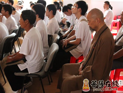 禅文化-黄梅四祖寺禅文化夏令营第二日 纯一法师作专题讲座