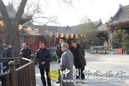 中国佛教协会-北京市西城区王少峰区长一行拜访中国佛教协会