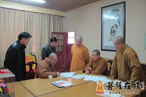 普陀山-普陀山佛协综治办赴普陀山各寺院指导工作