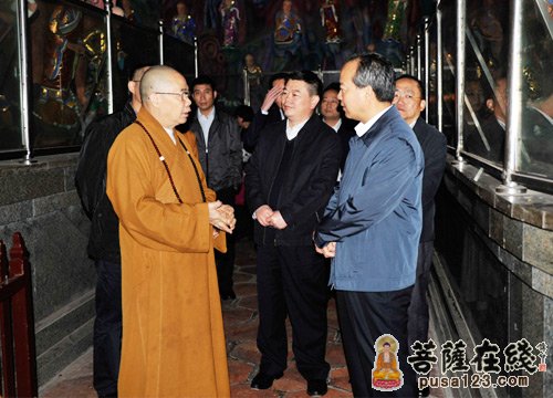 林少春-广东省副省长林少春一行考察韶关南华禅寺