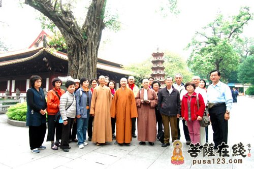 光孝寺-佛光山禅宗祖庭参访团到访广州光孝寺